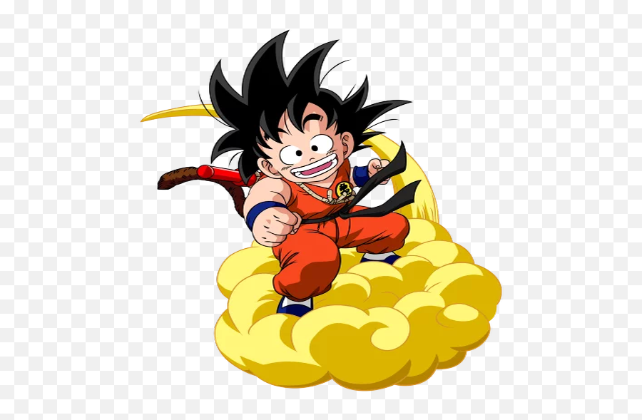Dragon Ball - Kid Goku Png Emoji,Dragonball Emoji