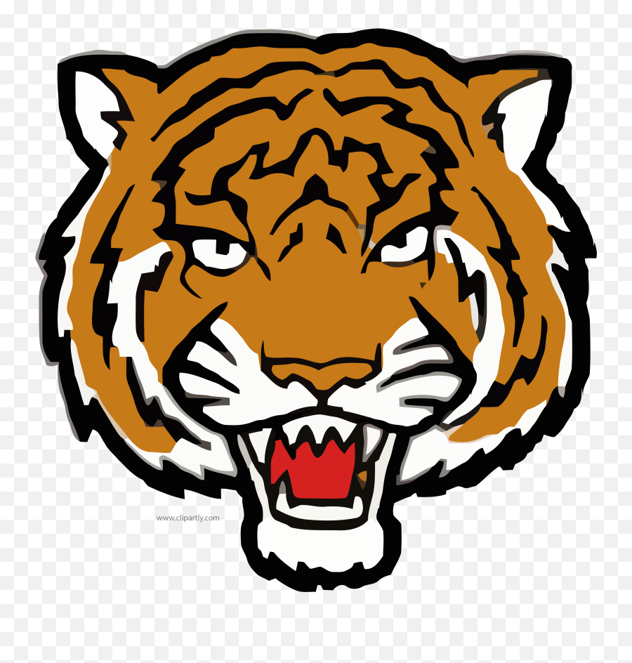 Tiger Face Clipart At Getdrawings - Clip Art Tiger Emoji,Detroit Tigers Emoji