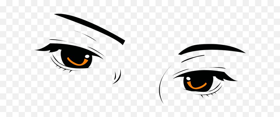 1 Free Eye Cartoon Vectors - Anime Eyes Transparent Background Emoji,Zoom Eyes Emoji