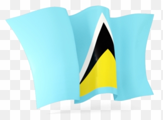 Flag Of Saint Lucia Png Free Flag Of - St Lucia Waving Flag Emoji,St Lucian Flag Emoji