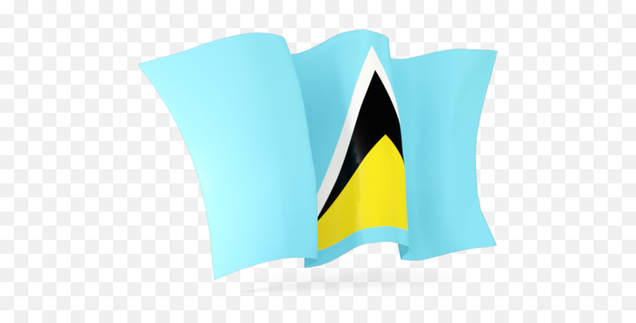Flag Of Saint Lucia Png Free Flag Of - St Lucia Waving Flag Emoji,St Lucian Flag Emoji