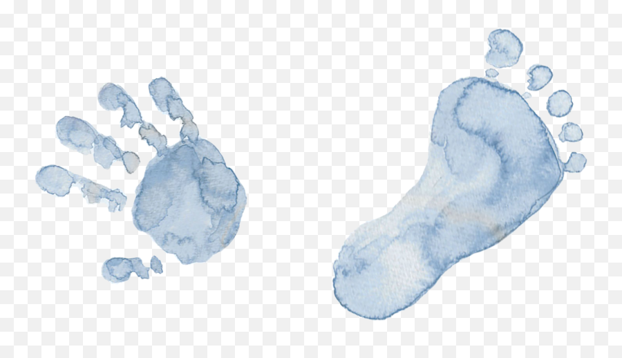 Edit - Watercolor Baby Shower Clipart Emoji,Footprint Emoji
