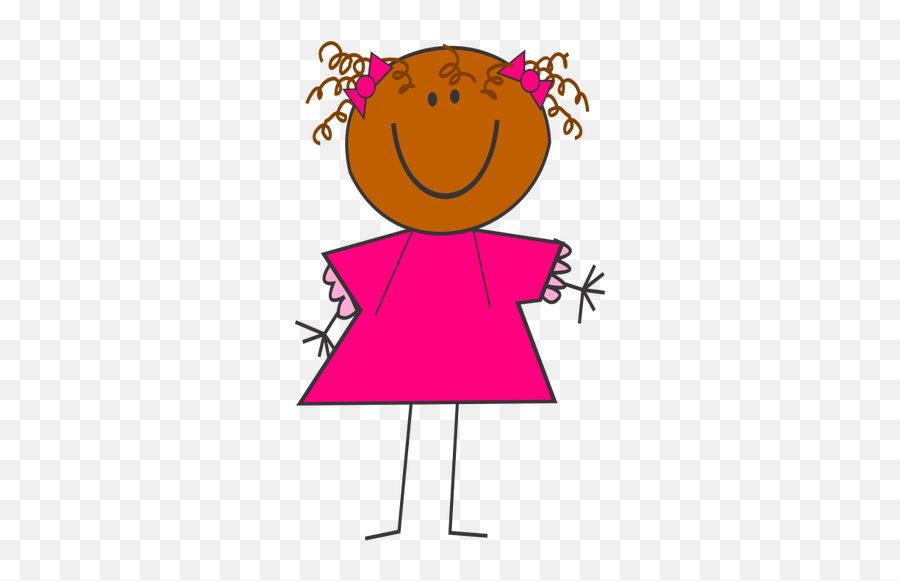 Funny Girl With Dark Skin - Cartoon Girl Photos Funny Emoji,Funny Emoticon