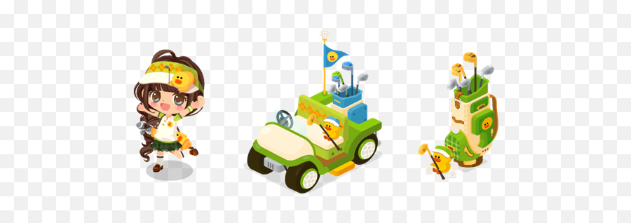 Limited Edition Golf Items From Line - Riding Toy Emoji,Autumn Emojis