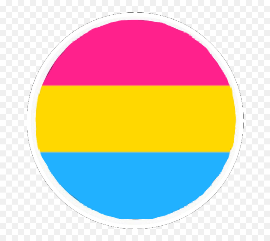 Pansexualcirclebackroundbackpan - Circle Emoji,Pan Flag Emoji