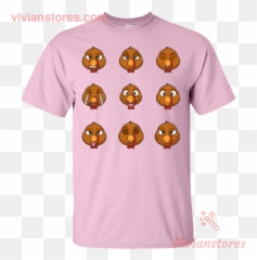 Turkey Emojis Thanksgiving T - Cartoon Sloth,Pumpkin Emojis