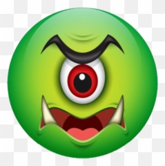 Monster Emoji - Cyclops Emoji,Monster Emoji