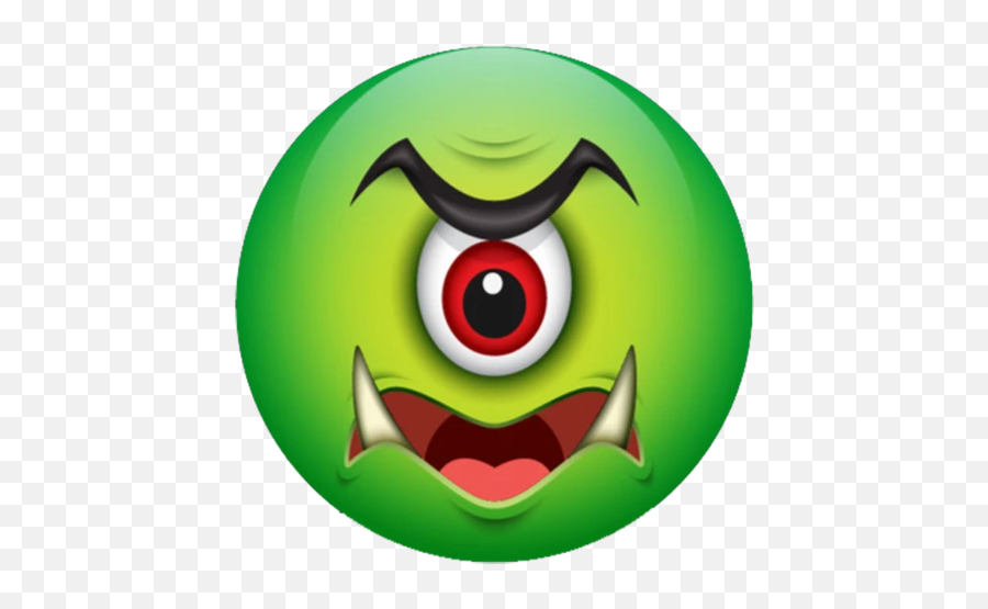 Monster Emoji - Cyclops Emoji,Monster Emoji