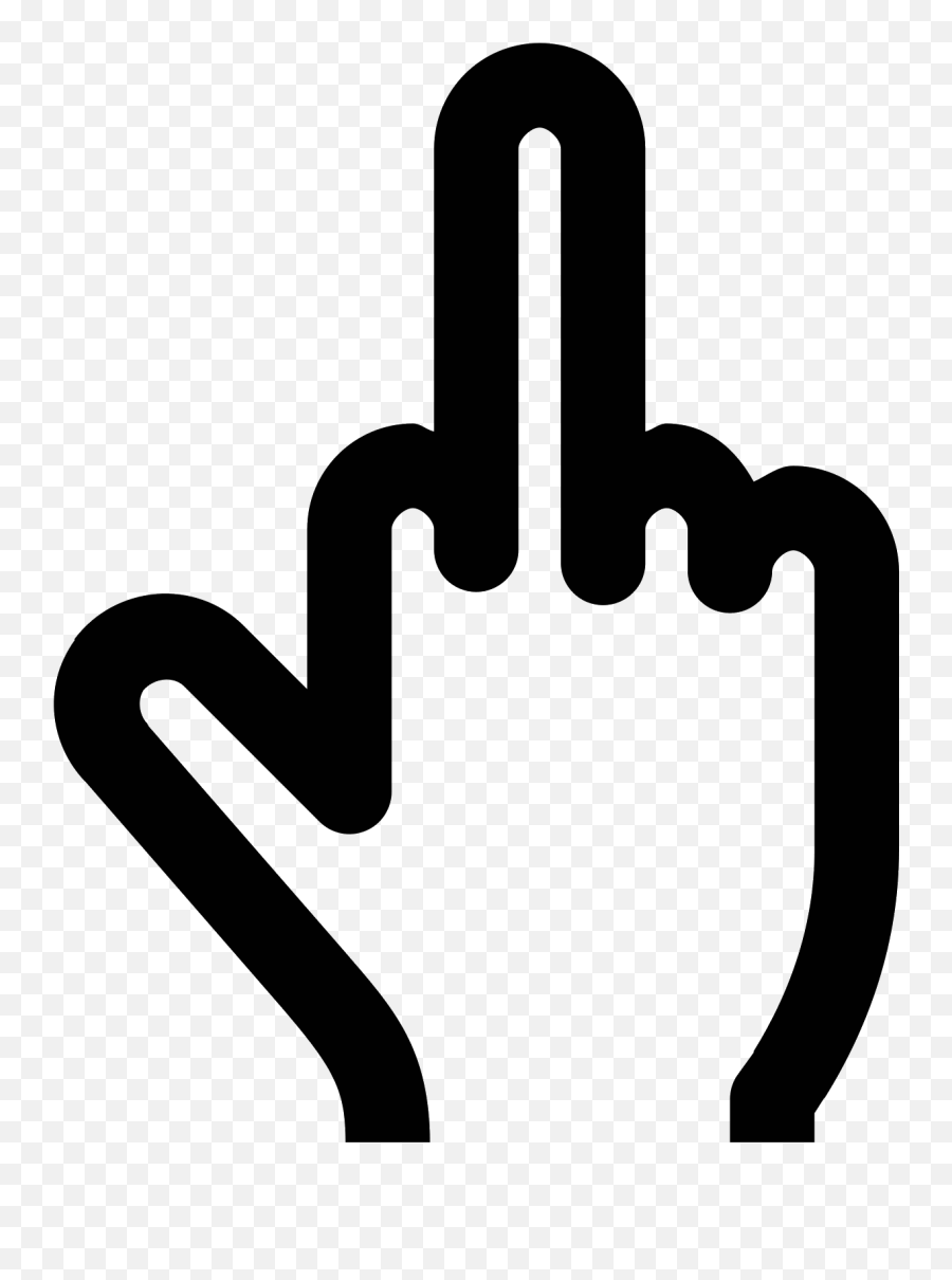 Thumb Clipart Middle Emoji Thumb Middle Emoji Transparent - Middle Finger Cursor Png,Arrow Emojis