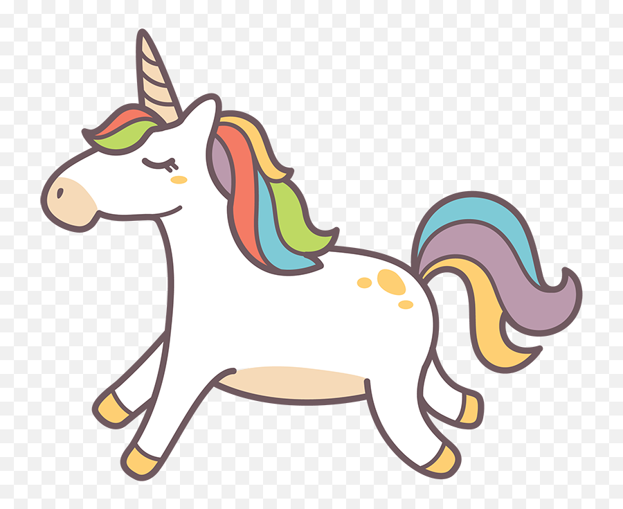 Free Unicorn Png Transparent Png - Transparent Background Cartoon Unicorn Png Emoji,Unicorns Emoji