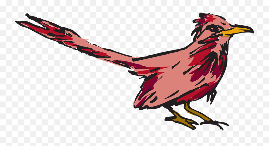 Red Bird Wings Feathers Cartoon Emoji,Cardinal Bird Emoji