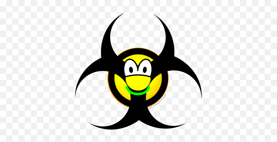 Biohazard Emoticon Version I - Cartoon Emoji,I Emoticon