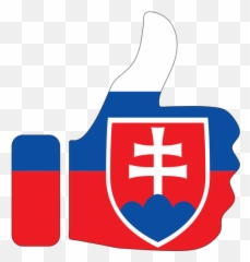 Thumbs Up Slovakia - Flag Of Emoji