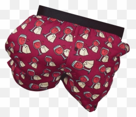 Mens Wine And Cheese Boxers - Briefs Emoji
