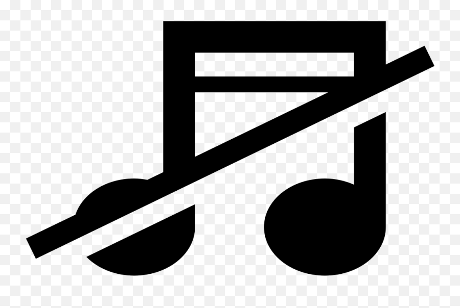 No Of Musical Note - No Music Note Png Emoji,Music Symbol Emoji
