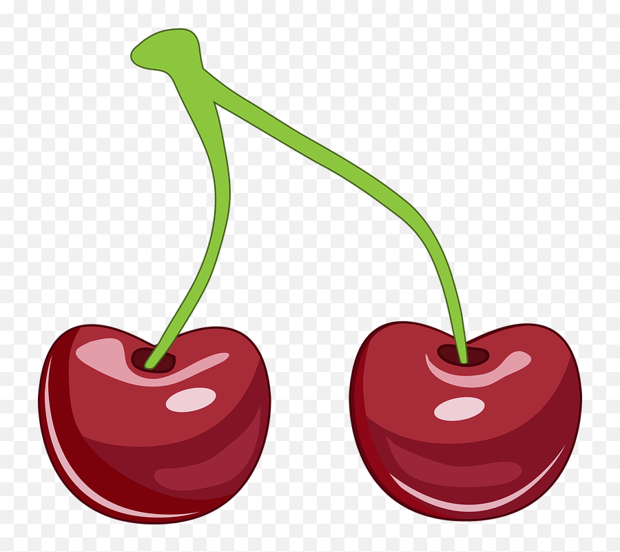 Free Cherry Fruit Vectors Emoji,Cherry Blossom Emoticon