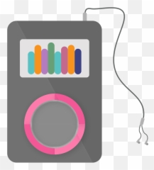 Music Player Earphone Control Buttons - Electronic Clipart Png Emoji
