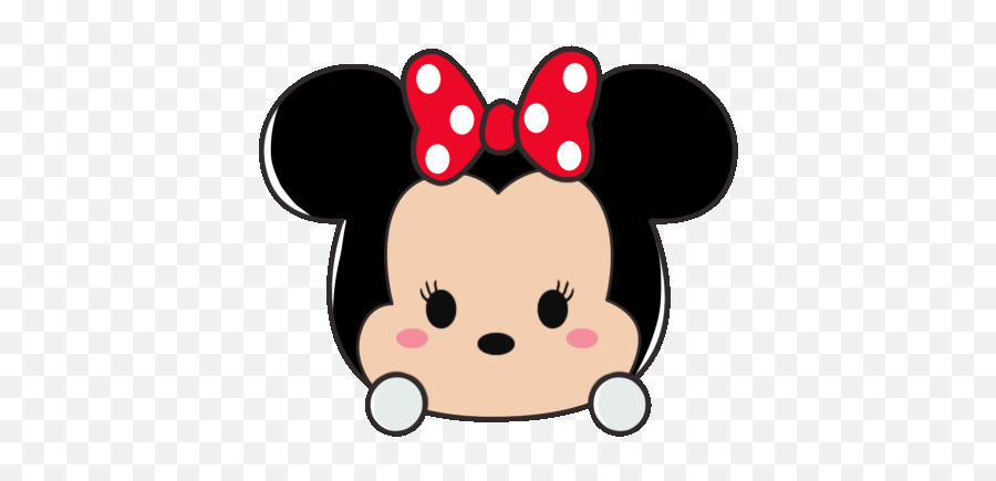 Minnie - Disney Tsum Tsum Gif Emoji,Minnie Mouse Emoji For Iphone