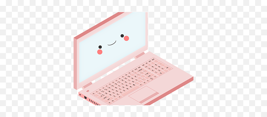 Angela Wood - Netbook Emoji,Cat Emoticon With Keyboard