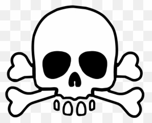 Friendly Clipart Skull Friendly Skull Transparent Free For - Skull And Crossbones White Transparent Emoji,Skull And Crossbones Emoji