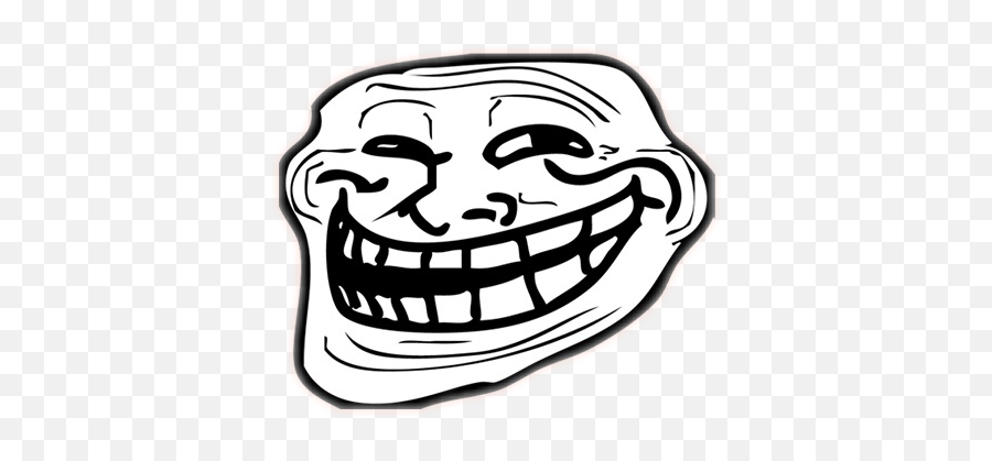 Troll Face Trollface Classic Old Meme - Troll Face Emoji,Trollface Emoji