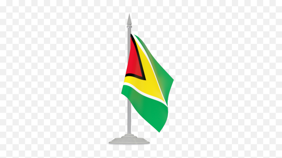Guyana Flag Transparent Png Clipart - Guyana Flag On Pole Emoji,Guyana Flag Emoji