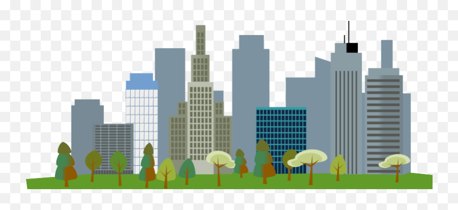 Transparent Background City Clipart - City Clipart Png Emoji,Skyscraper Emoji