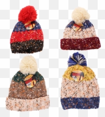 Kids Polar Extreme Fleck Pom Hat - Winter Accessories For Emoji