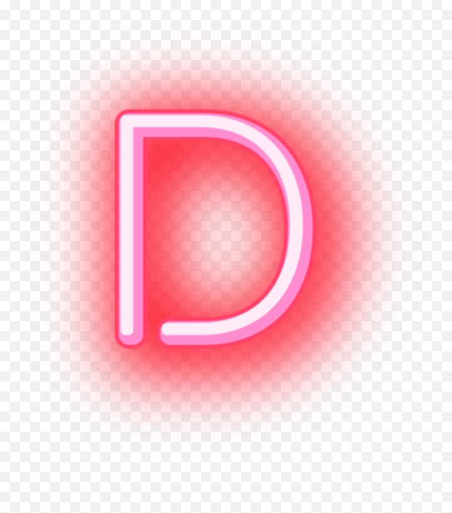D Neon Letter - Parallel Emoji,Letter D Emoji