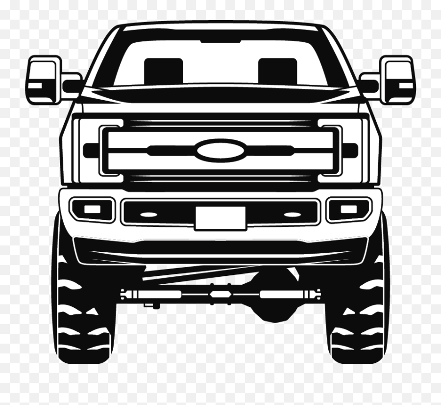 Ford - Lifted Truck Transparent Emoji,Car Sick Emoji
