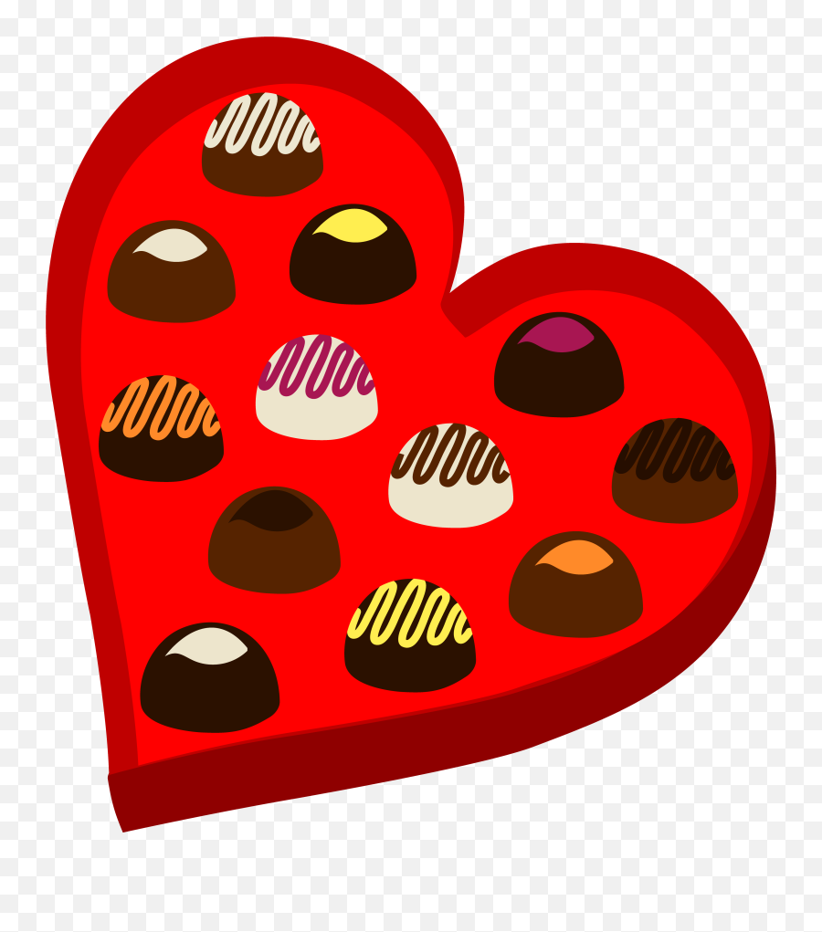 Valentine Candy Clipart - Valentines Chocolate Clipart Emoji,Emoji Candies