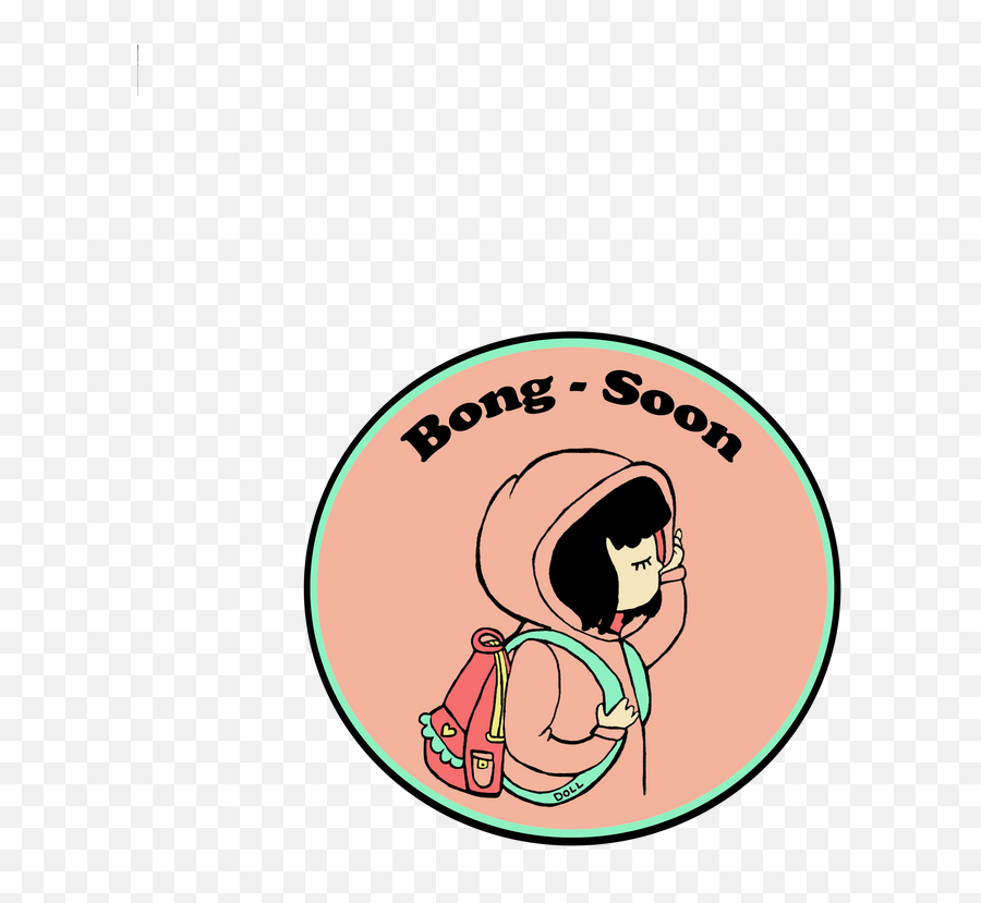 Bong - Soon Fan Art Sticker By Doll White 3x3 In 2020 Istanbul Üniversitesi Mühendislik Fakültesi Emoji,Bong Emoji
