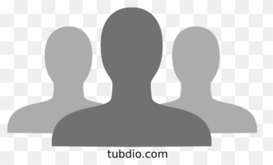 Grayscale Friends Vector Icon - Tag Facebook Emoji