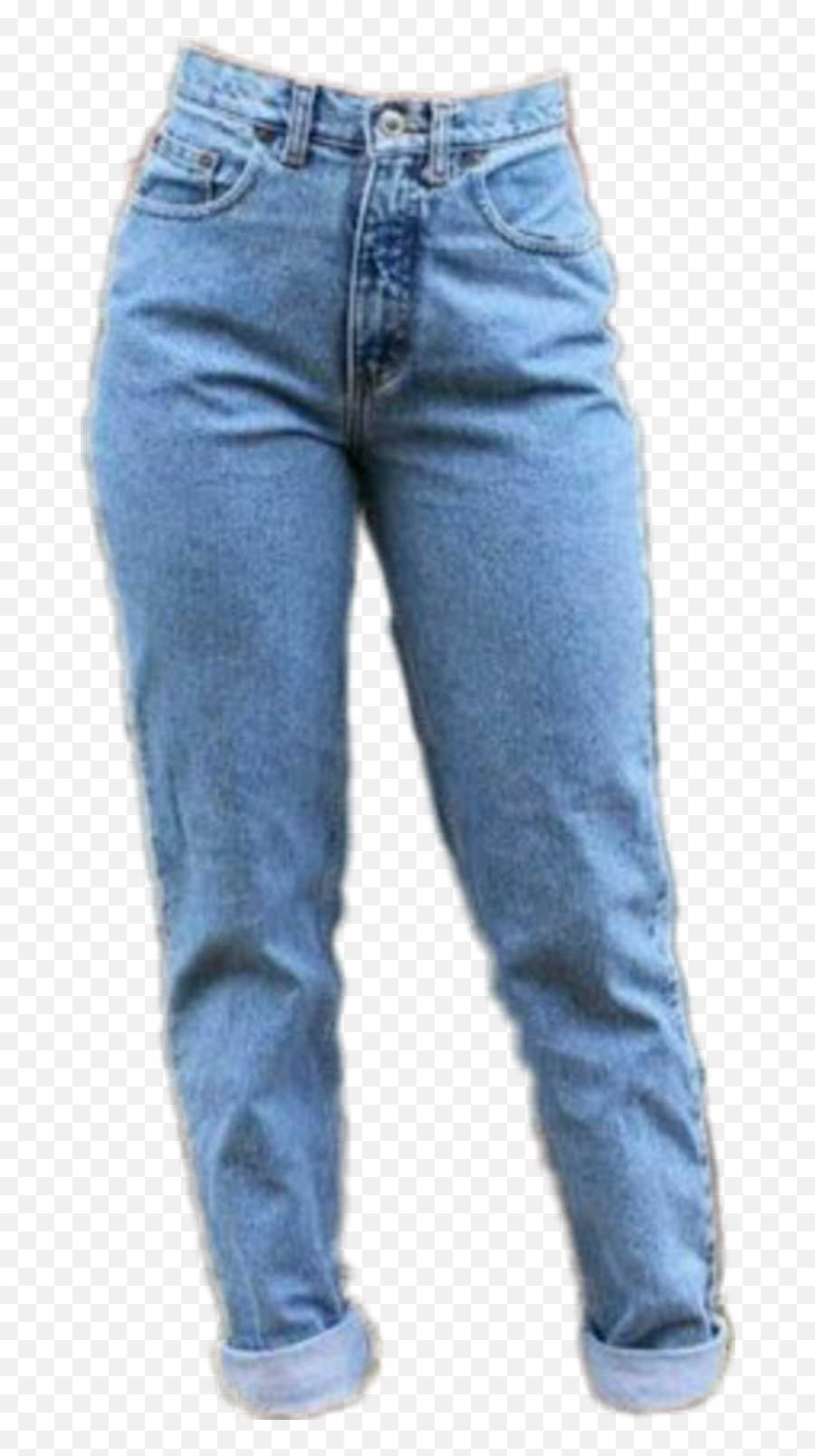Pants Jeans Outfit Pullon Freetouse - Transparent Mom Jeans Png Emoji,Jeans Emoji