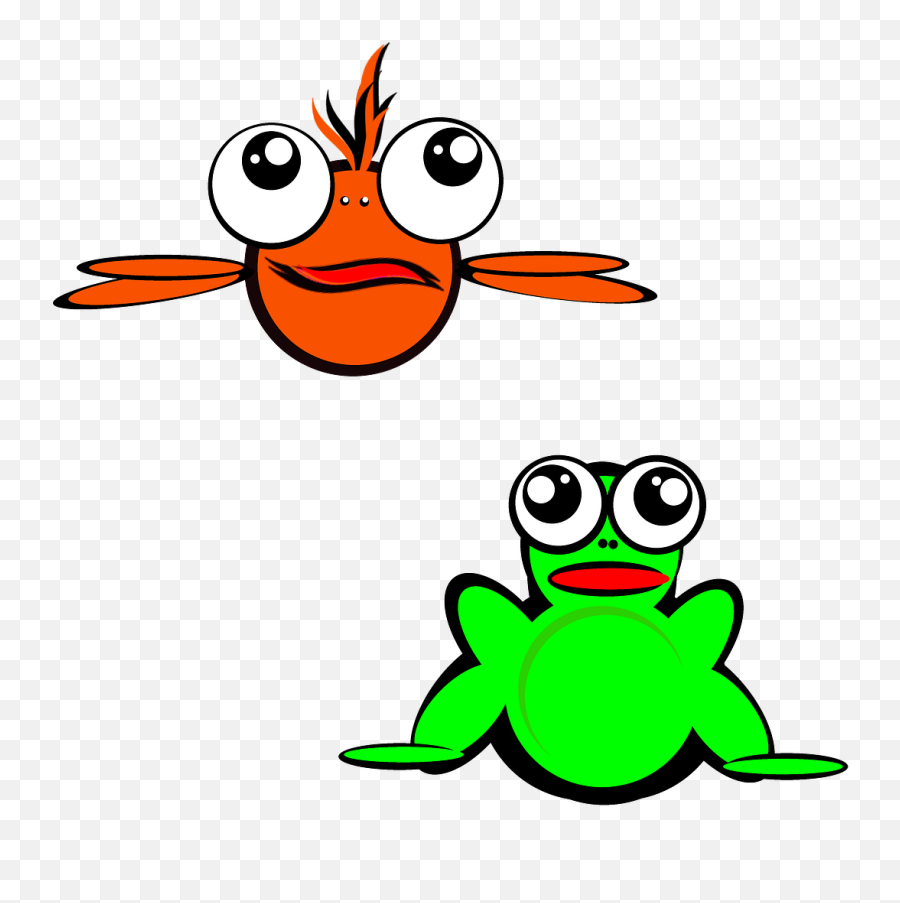 Fish Frog Cartoon Cartoon Characters - Fish And Frog Cartoon Emoji,Snake Boot Emoji