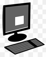 Computer Keyboard - Escritorio Teclado Y Monitor Emoji