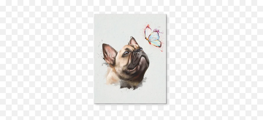 Products - Watercolor Illustrations French Bulldog Emoji,French Bulldog Emoji