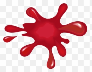 Red Paint Splat - Free Paint Splatter Svg Emoji,Wet Drops Emoji
