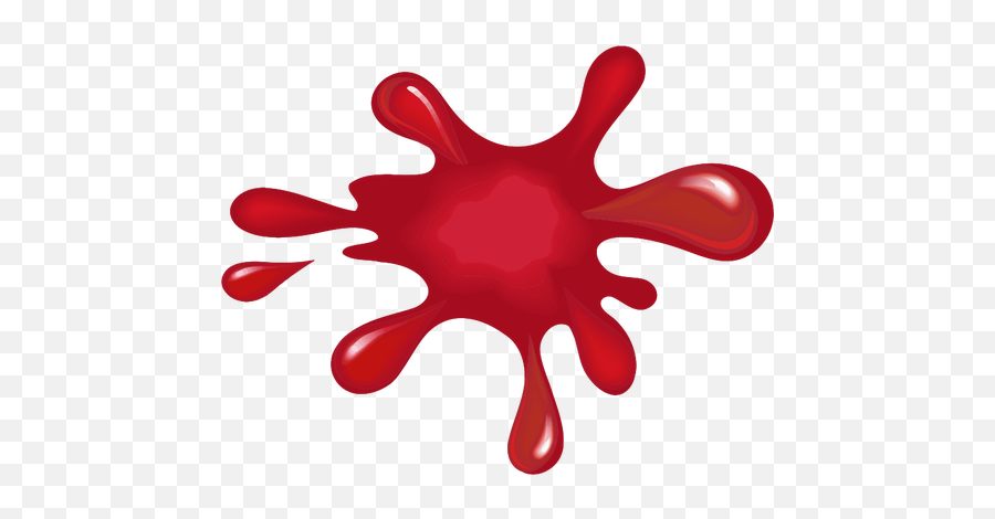 Red Paint Splat - Free Paint Splatter Svg Emoji,Wet Drops Emoji