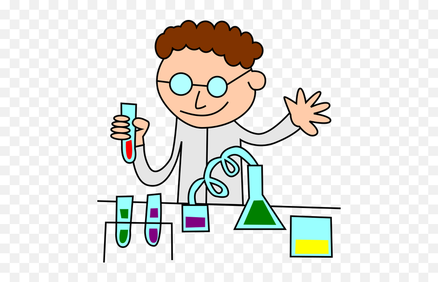 Chemist In A Laboratory - Lab Clipart Emoji,Thinking Emoji Finger