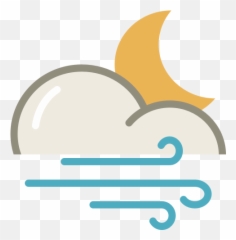 Wind Night Icon Emoji,Windy Emoji