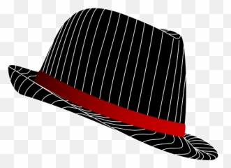Illustration Of A Fedora Hat - Transparent Background Gangsta Hat Emoji,Woman Crystal Ball Hand Emoji