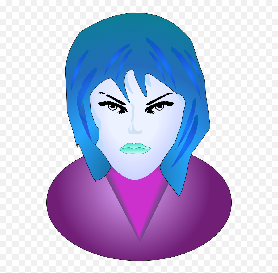 Woman Angry Face - Angry Woman Face Cartoon Emoji,Old Woman Emoticon