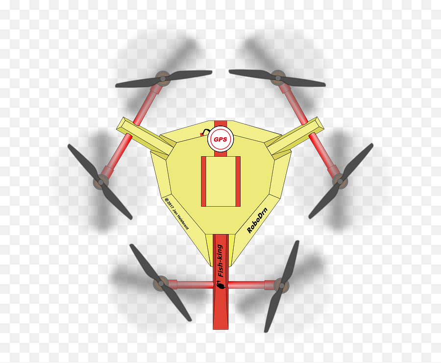 Drone Hexacopter Copter - Top View Drone Png Emoji,How To Get Emojis On Ipad Air