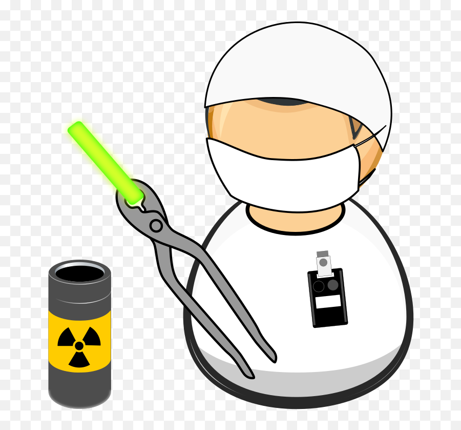 Png Nuclear Facility Worker - Radioactivity Clipart Emoji,Radioactive Emoji