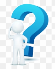 Question Mark Clipart Thinking - Free Download Emoji