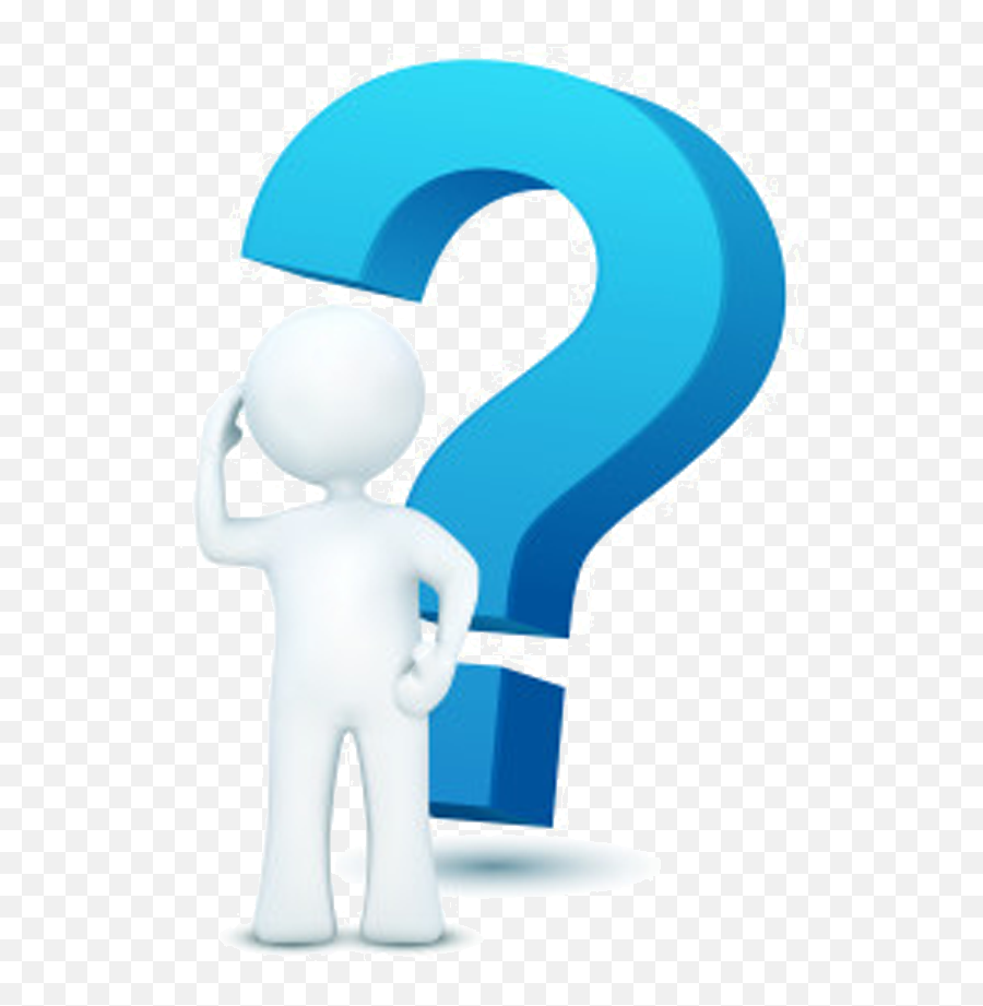 Question Mark Clipart Thinking - Question Mark Free Download Emoji,Rotating Thinking Emoji