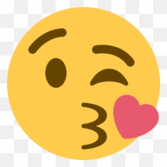 Twemoji2 1f618 - Blowing Kiss Emoji Twitter,Kiss Emoji