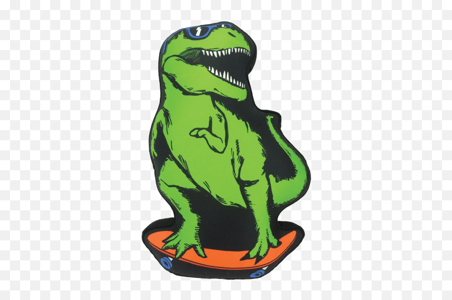 Iscream Skateboard Dinosaur Scented Microbead Pillow - Dinosaur On A Skateboard Png Emoji,Ice Cream Emoji Pillow