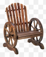 Wood Chair Wheels Seat Decir Furniture - Wheel Chair In Wood Type Emoji,Rocking Chair Emoji